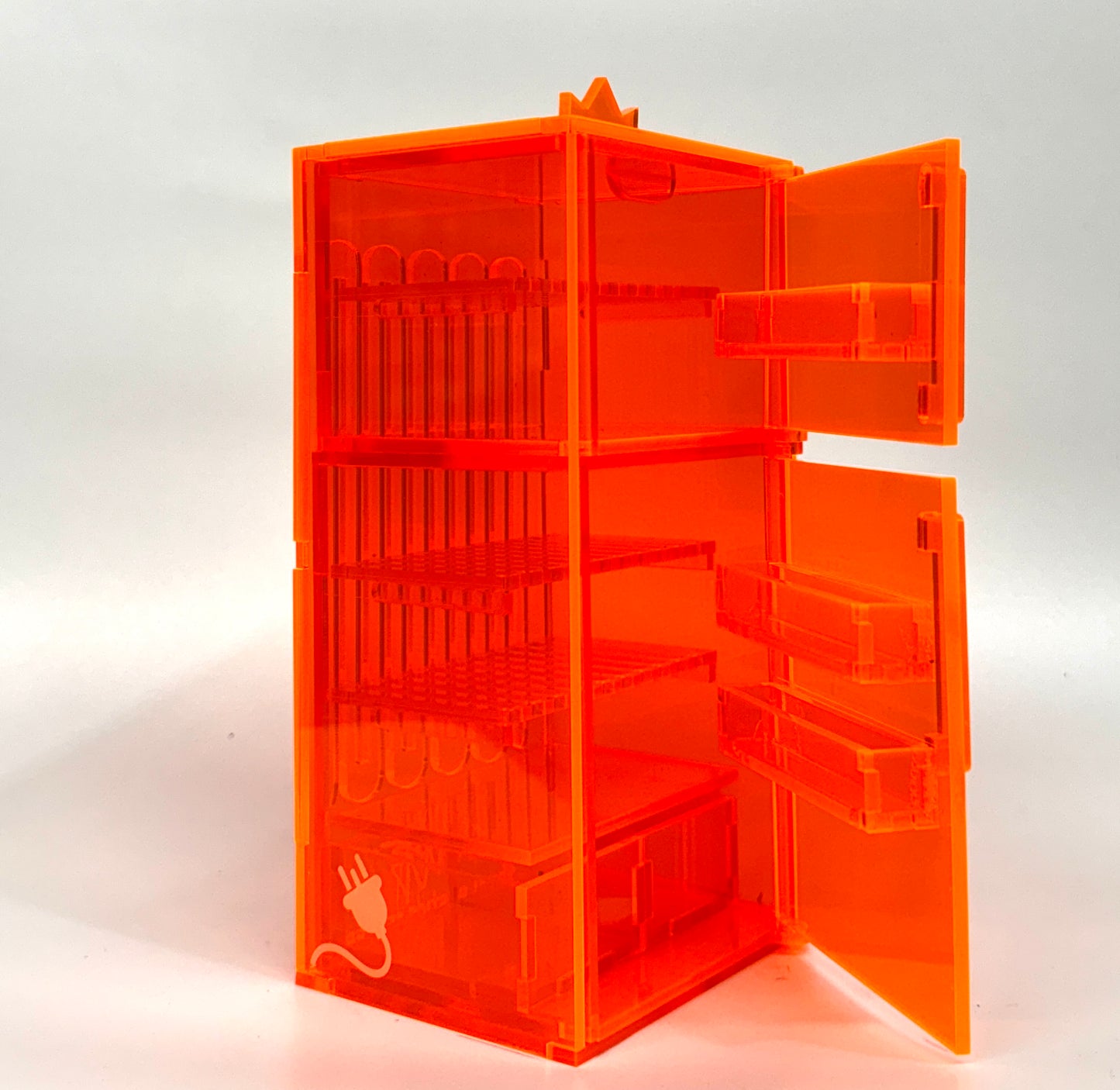 FRIDGE X CANAL PLASTIC CENTER : Fluorescent Orange FRIDGE