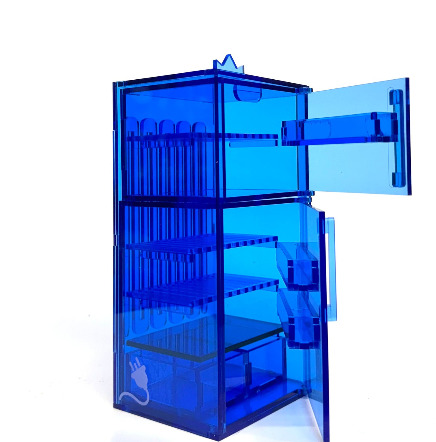 FRIDGE X CANAL PLASTIC CENTER : Fluorescent Blue FRIDGE