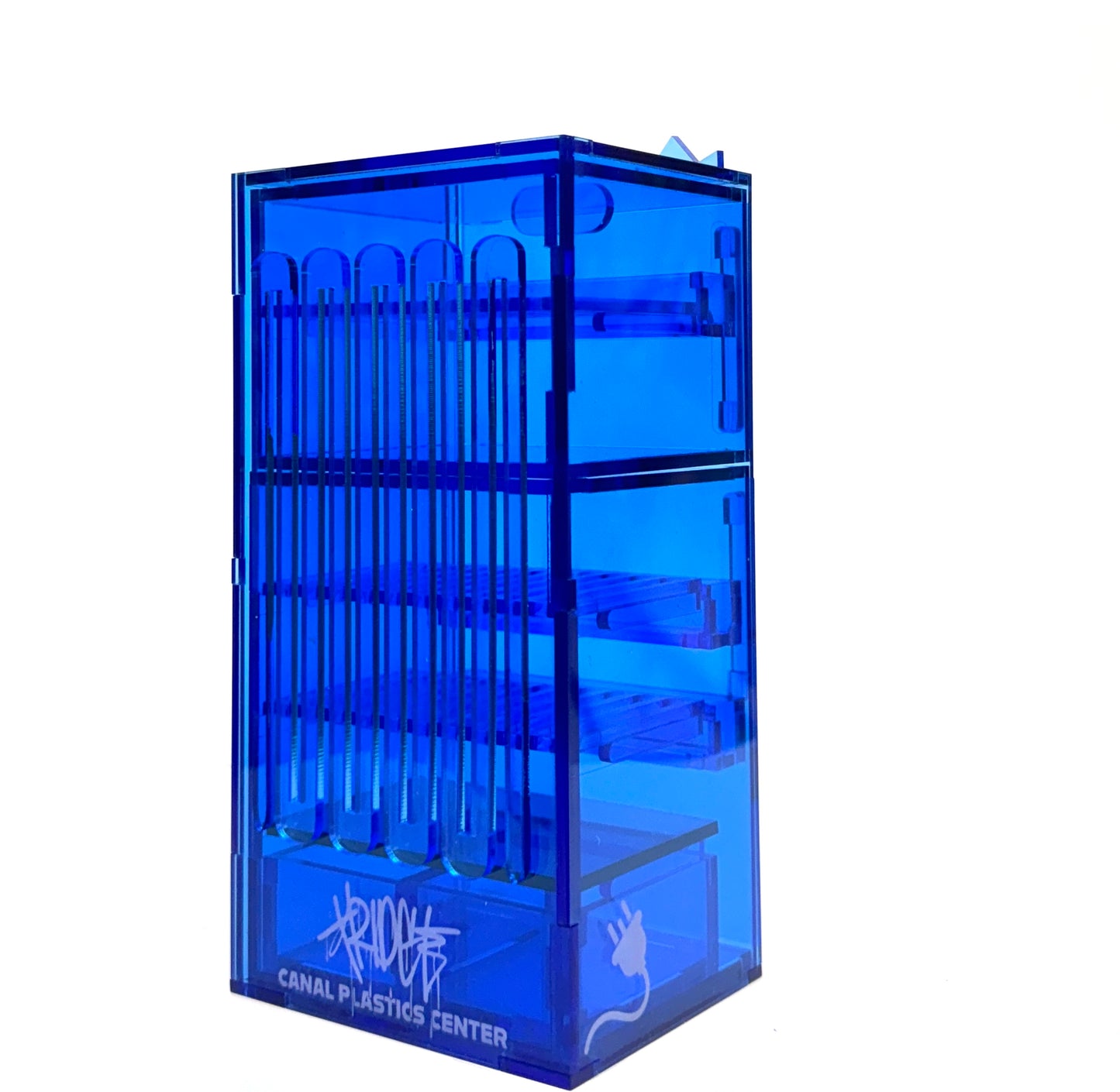 FRIDGE X CANAL PLASTIC CENTER : Fluorescent Blue FRIDGE