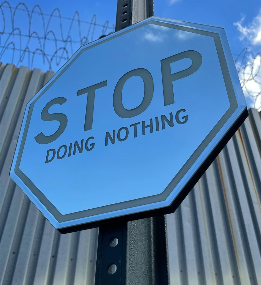 SDN STOP SIGN MIRROR