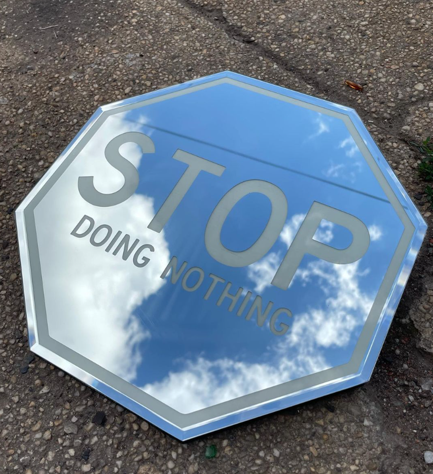 SDN STOP SIGN MIRROR